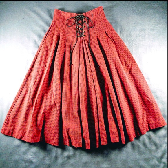 Alices pig high waist lace up skirt - Picture 5 of 7